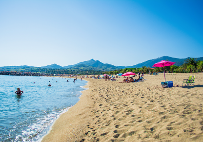 Der Strand Argeles
